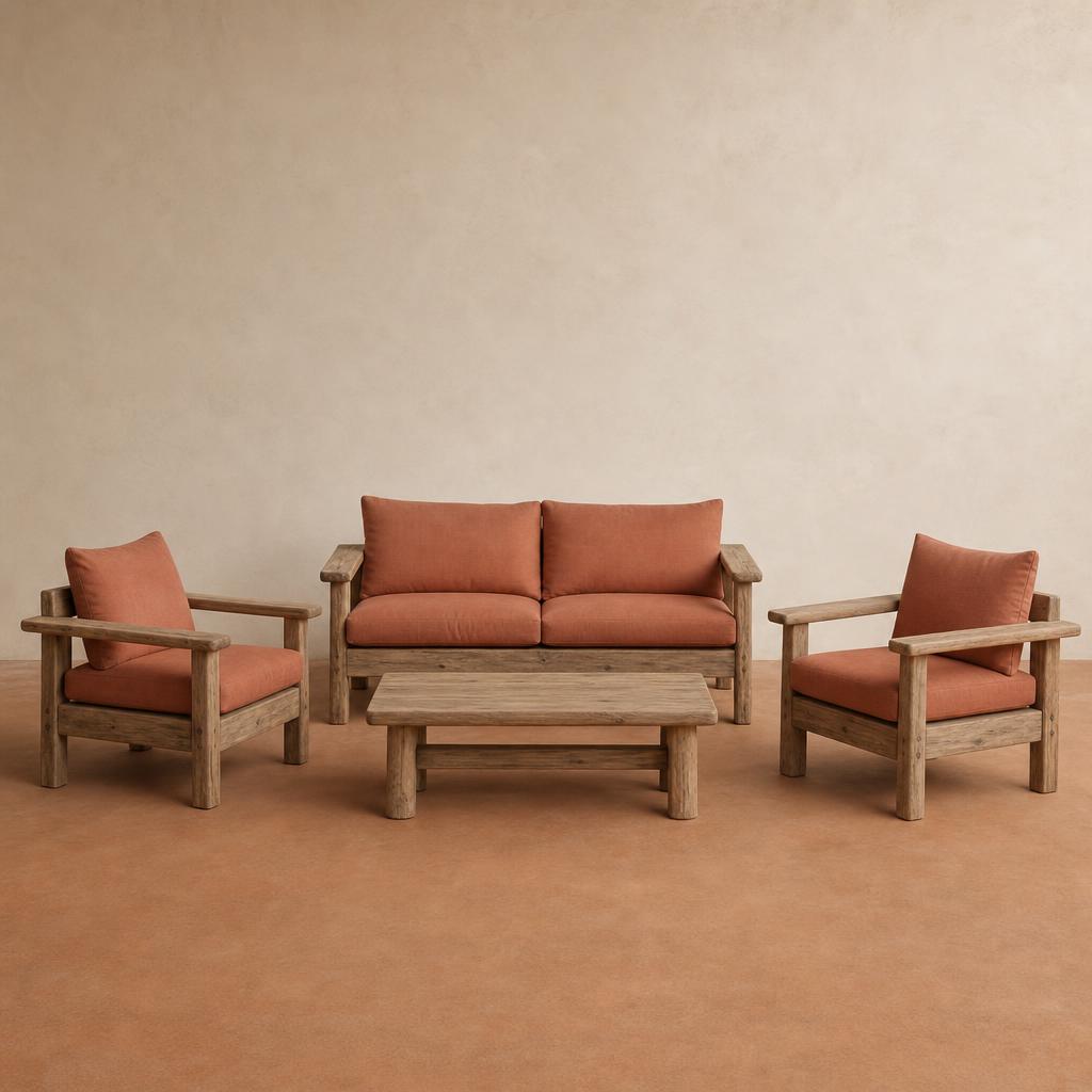 Labadi Lounge Set — handmade in Ghana by Odum Furniture