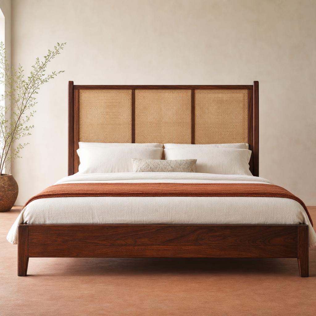 Mole King Bed — handmade in Ghana by Odum Furniture
