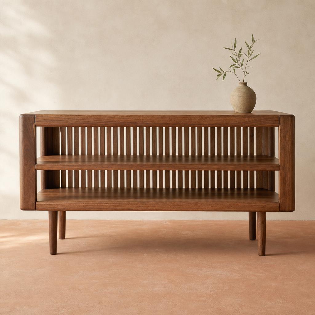 Nzulezo TV Stand — handmade in Ghana by Odum Furniture