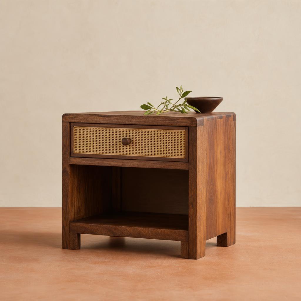 Tafi Bedside Table — handmade in Ghana by Odum Furniture