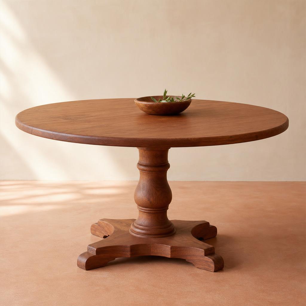 Tamale Round Table — handmade in Ghana by Odum Furniture