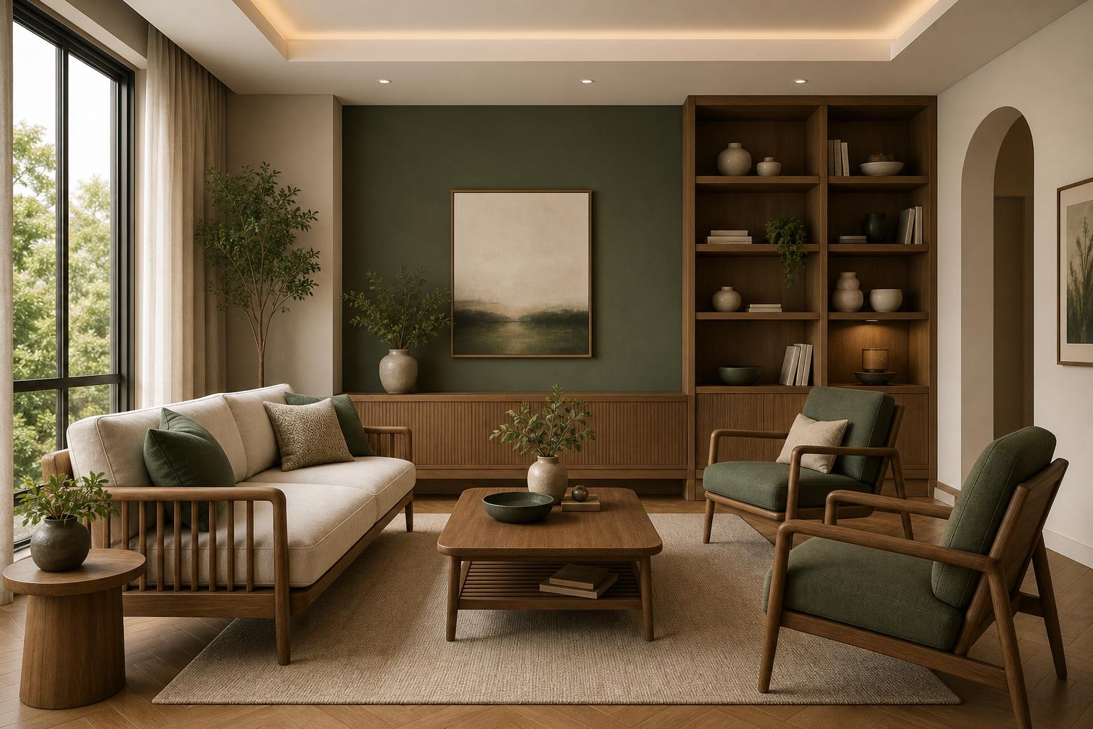 3D interior render of an Odum furniture proposal